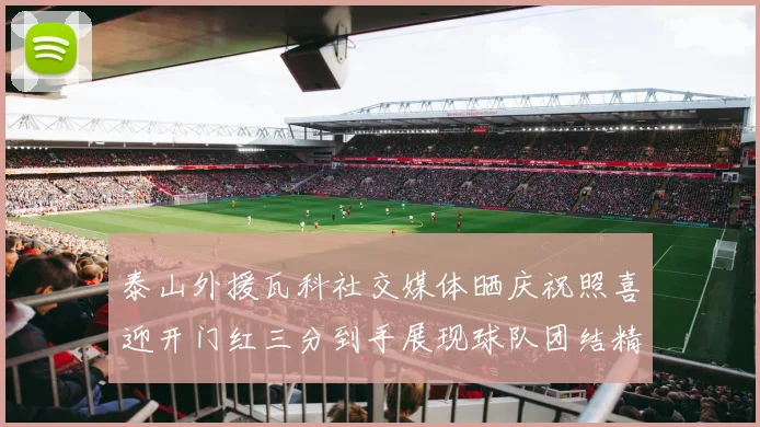泰山外援瓦科社交媒体晒庆祝照喜迎开门红三分到手展现球队团结精神